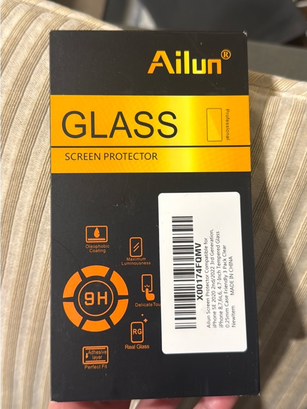 Ailun Tempered Glass Screen Protector for iPhone 7 and 8